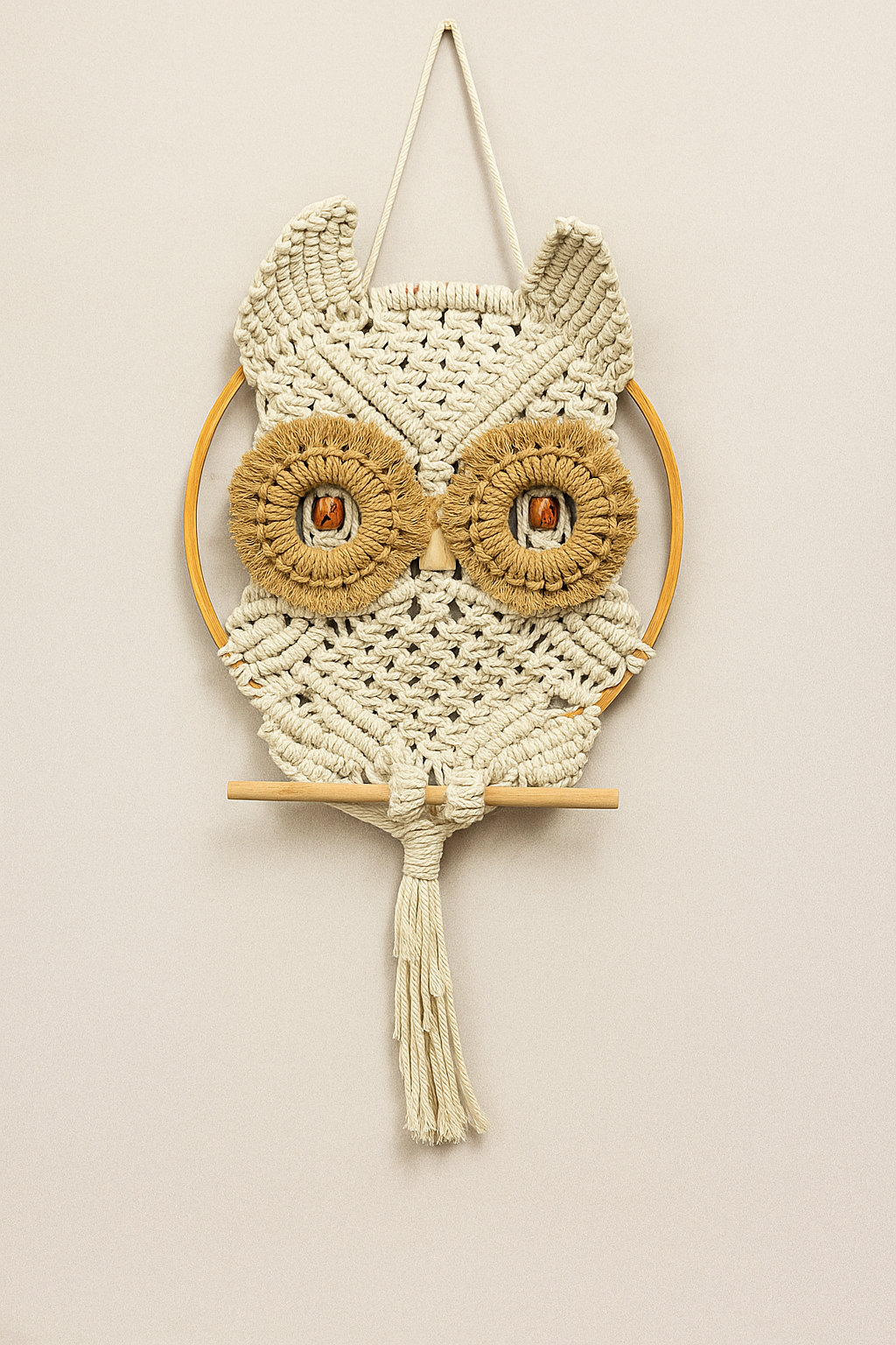 Macramé Owl Wall Hanging Macramé Owl Wall Hanging