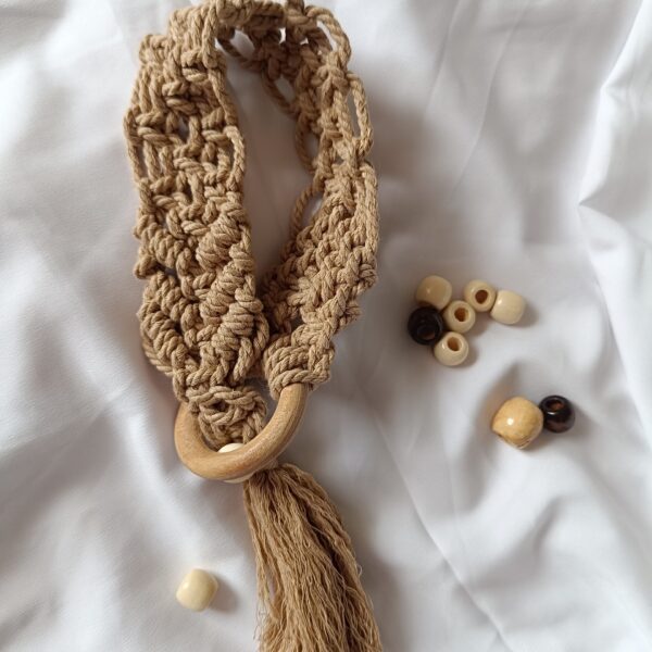 Handmade Macramé Curtain Tiebacks