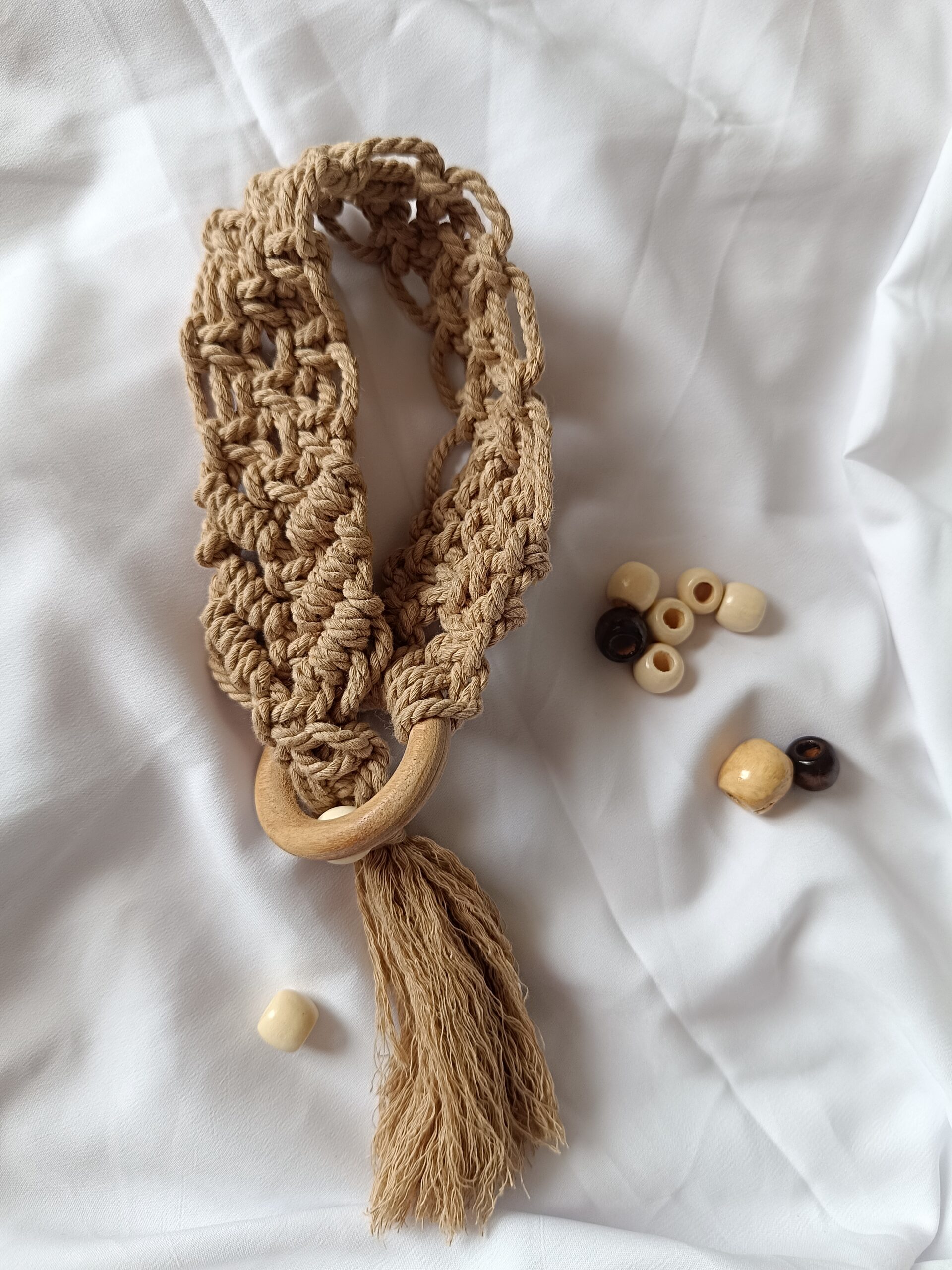 IMG_20250805_171321 Handmade Macramé Curtain Tiebacks - Image 1