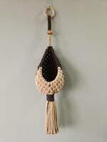 Boho Duo-Tone Macrame Hanging Pod